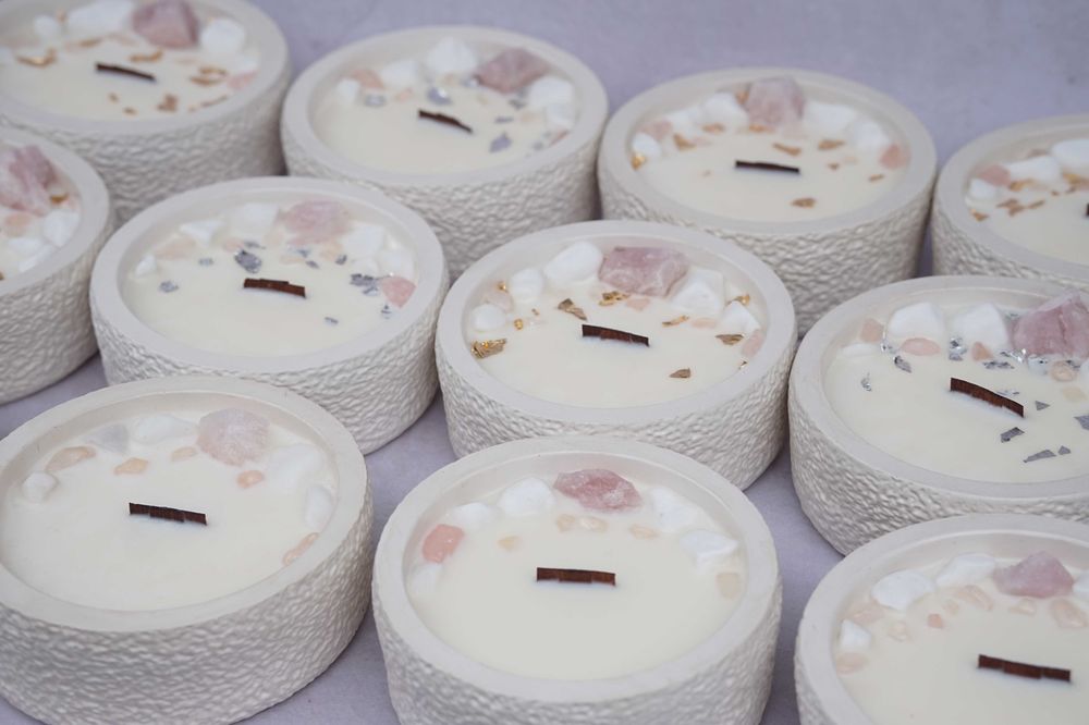 Свечи восковые из вощины, свечи ручной работы, свечи из воска