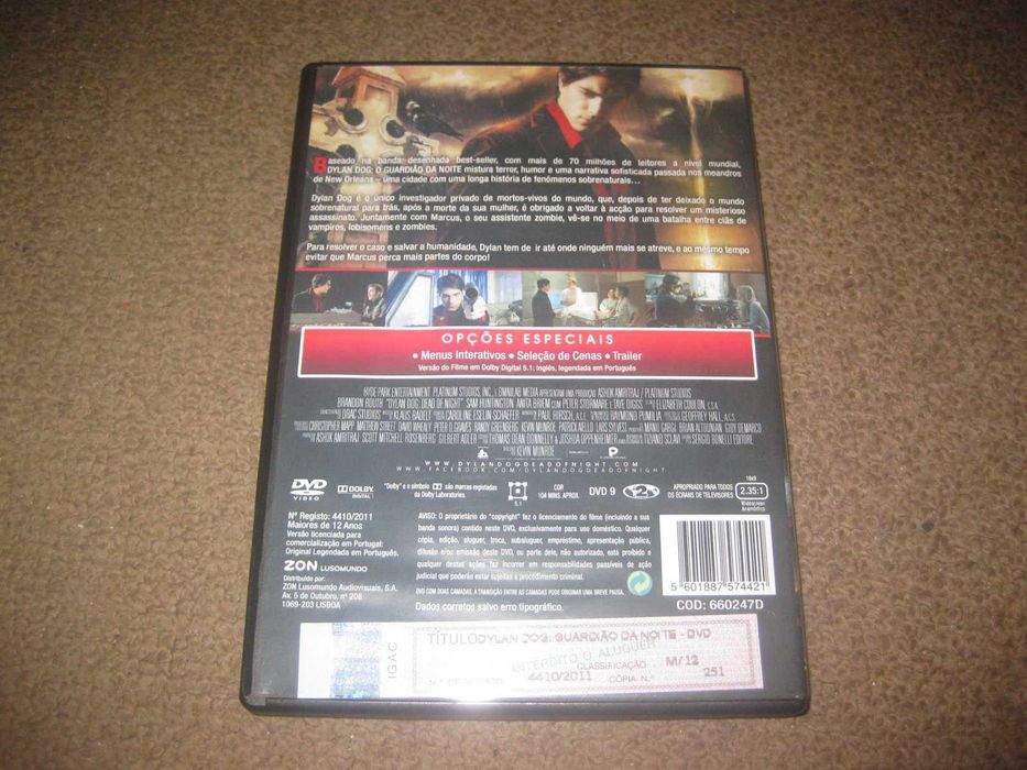DVD "Dylan Dog: Guardião da Noite" com Brandon Routh/Raro!
