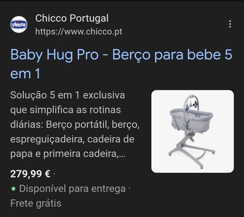 5 em 1 Chicco Baby UG PRo