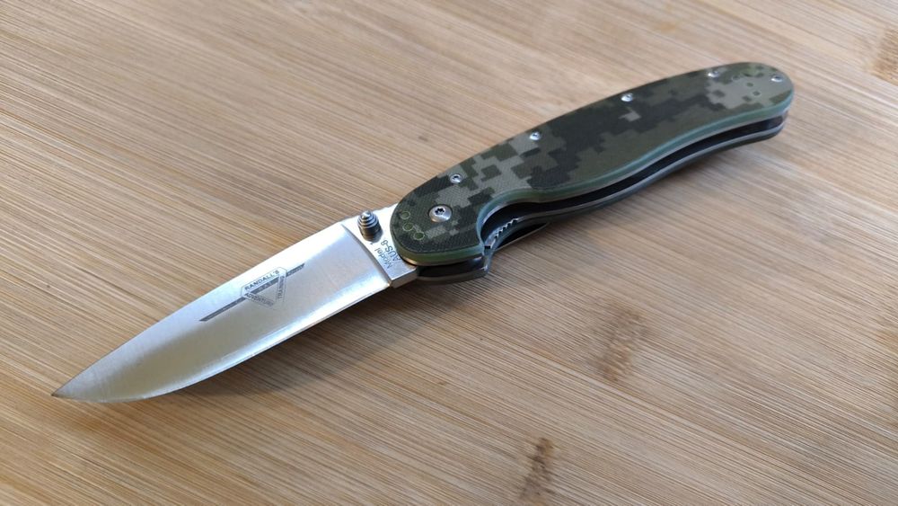 Nóż składany stal AUS-8 folder scyzoryk