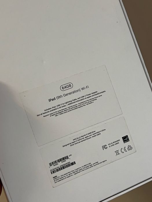 iPad 9-го покіління, 64 Гб.