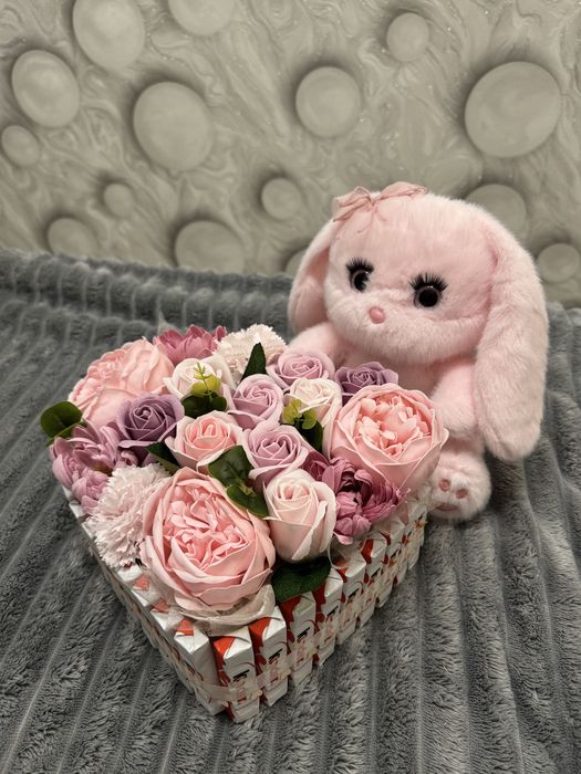 Солодкі бокси,мильні квіти