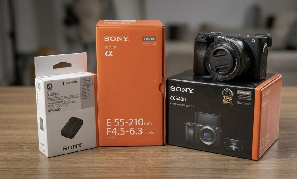 Sony a6400 (NOVA)2 Lentes,Extras e Garantia