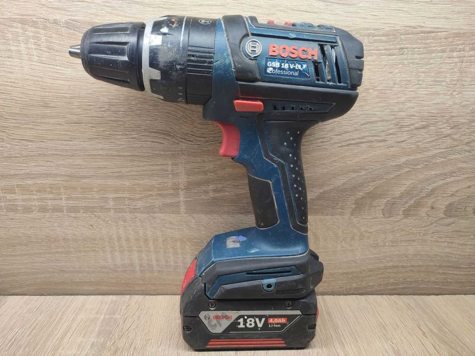 Wkrętarka Bosch GSB 18 V-LI + akumulator Bosch 18V 4.0Ah