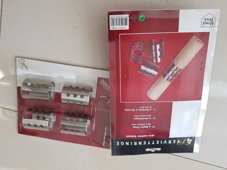 Pierścienie obrączki do serwetek