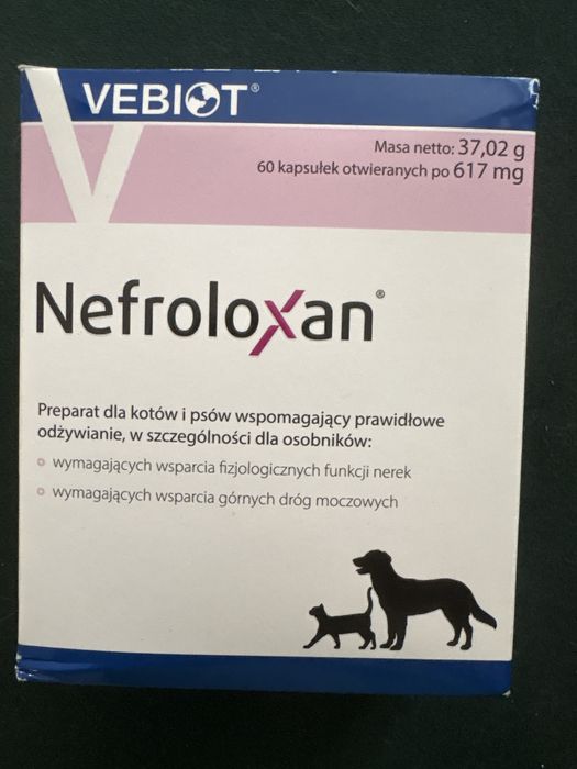 Vebiot Nefroloxan dla psa / kota (nerki) – 37 kapsułek