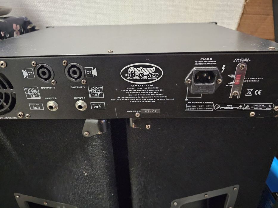 Колонки и усилитель,микшер