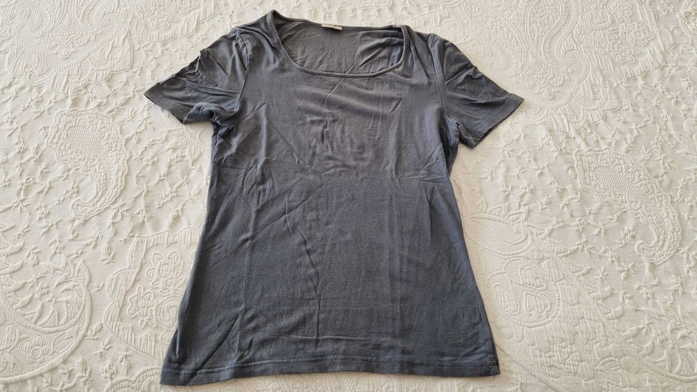 T-shirt Azul com manga curta, marca Noa Noa, tamanho S