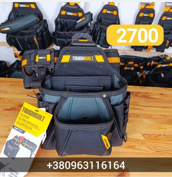 Готові Комплекти toughbuilt пояс для інструментів сумка  інструментов