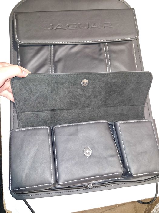 Pokrowiec schowek na oparcie fotela Jaguar F-pace xjr C2Z24589 NOWY
