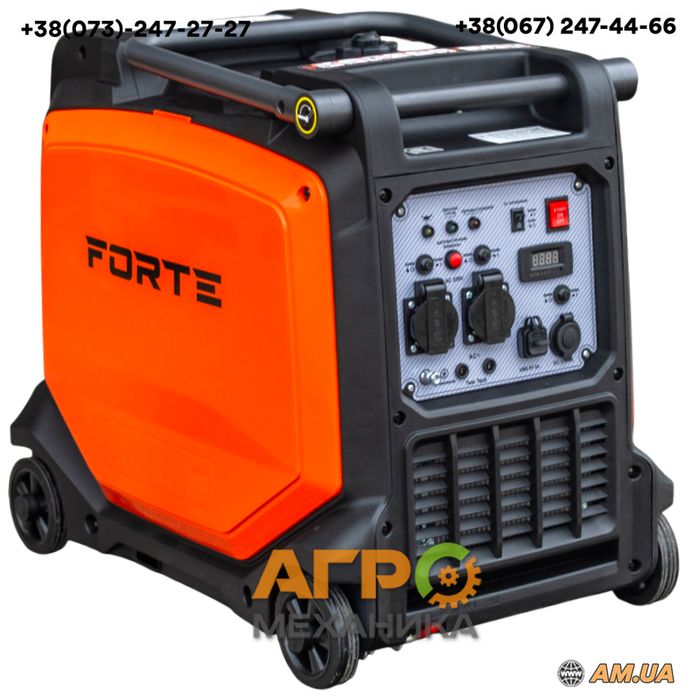 Генератор інверторний 5кВт FORTE FG6500iE бензиновий