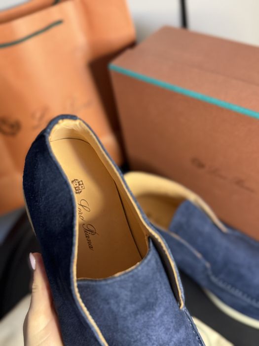 Лофери лоро пиана високі мужские лорики высокие ботинки синие lp