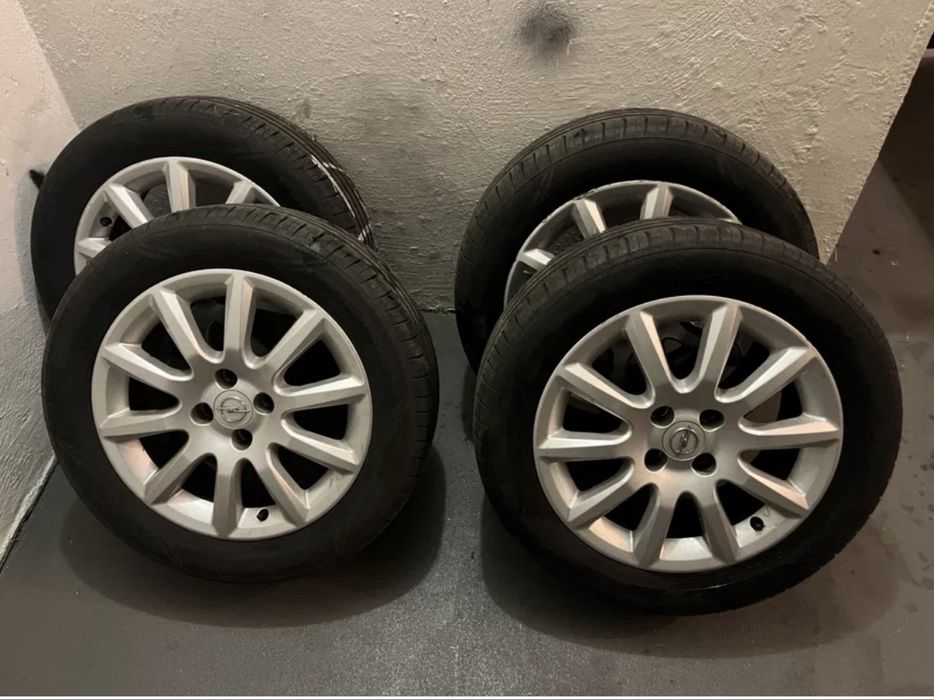 Alufelgi Opel Astra H 4x100 R16- Opony Lato 205/55