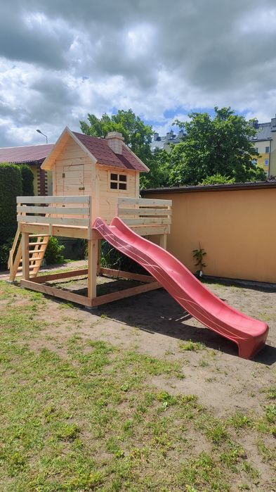 Domek dla dzieci, plac zabaw, akcesoria ogrodowe i inne