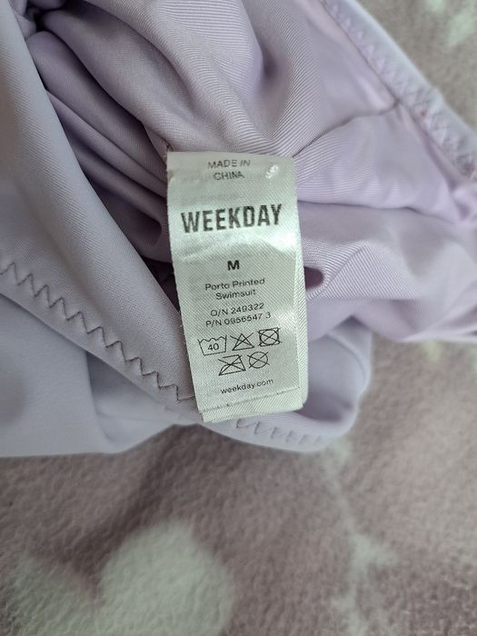 Strój kąpielowy jednoczęściowy strój kąpielowy weekday strój kąpielowy