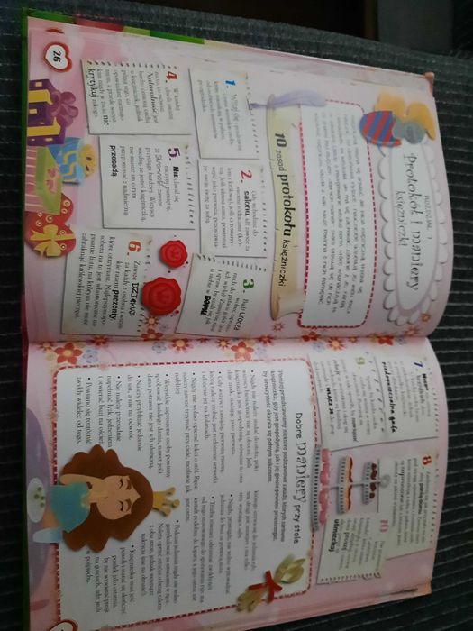 Magiczny podręcznik ksìężniczki książka dla dziewczynki