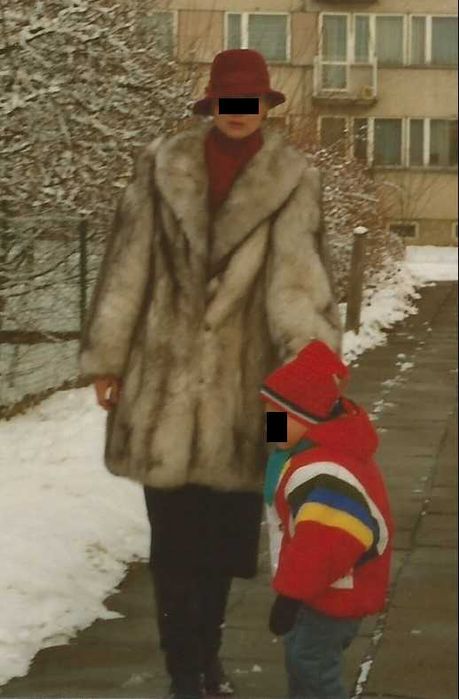 Futro naturalne z lisa srebrnego, lisów srebrnych