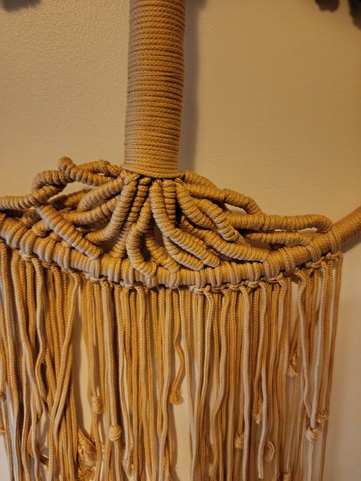 Decoração moderna em macramé para a sua casa.Trabalho manual  inovador