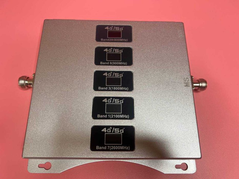 GSM репитер 5 диапазонов 800 900 1800 2100 2600 усилитель связи 3G 4G
