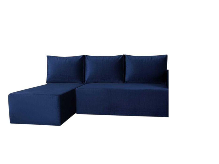 Narożnik rozkładany podwójny Sofa narożna z pojemnikiem na pościel, Rogówka