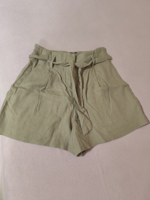 Spodenki lniane ZARA   "M"