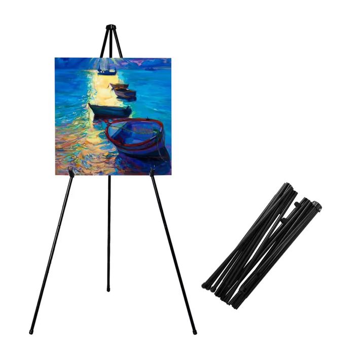 Sztaluga 160cm czarna stojak składana