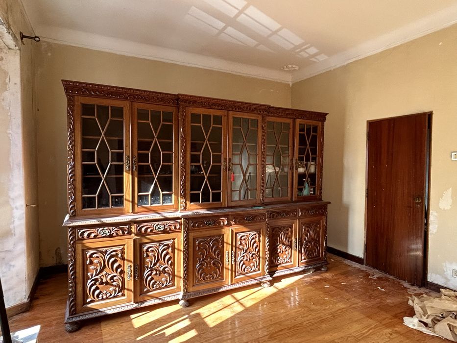 Armário de Sala Vintage Madeira Maciça