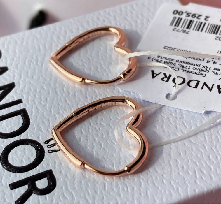 Сережки pandora оригінал, серьги пандора, сережки пандора оригінал