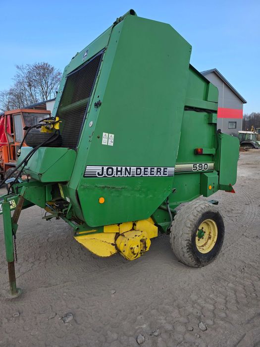John deere 590 siatka sznurek prasa belująca