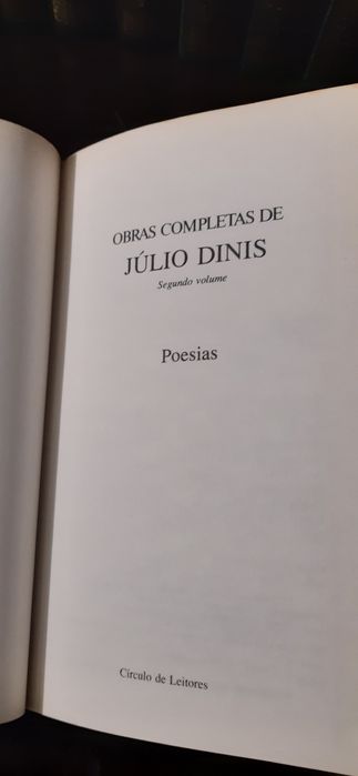 Coleção "Obras Completas de Júlio Dinis"