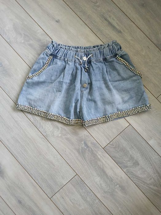 Spodenki Jeans z cyrkoniami