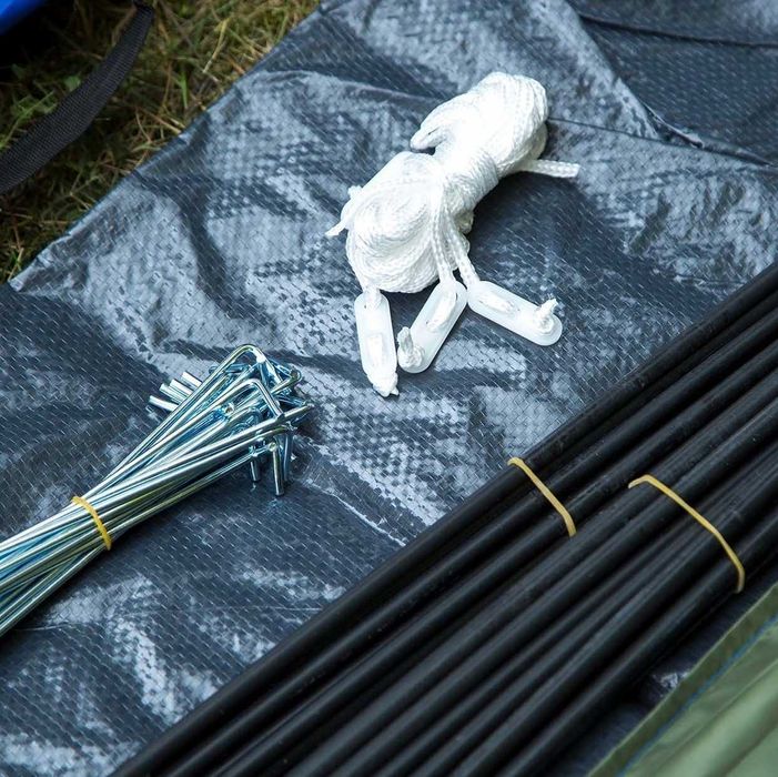 Nowy 2w1 Namiot Rodzinny Turystyczny Kempingowy 4 osobowy + GRATIS