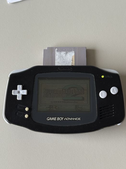 Gameboy Advance Preto + SuperMarioLand 2