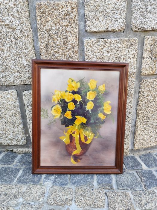 Quadro florido/ flores  novo