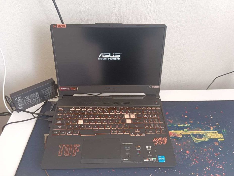 ASUS TUF GAMING F15 (FX506HCB), i5-11400H, RTX 3050, 16GB RAM, 512 SSD