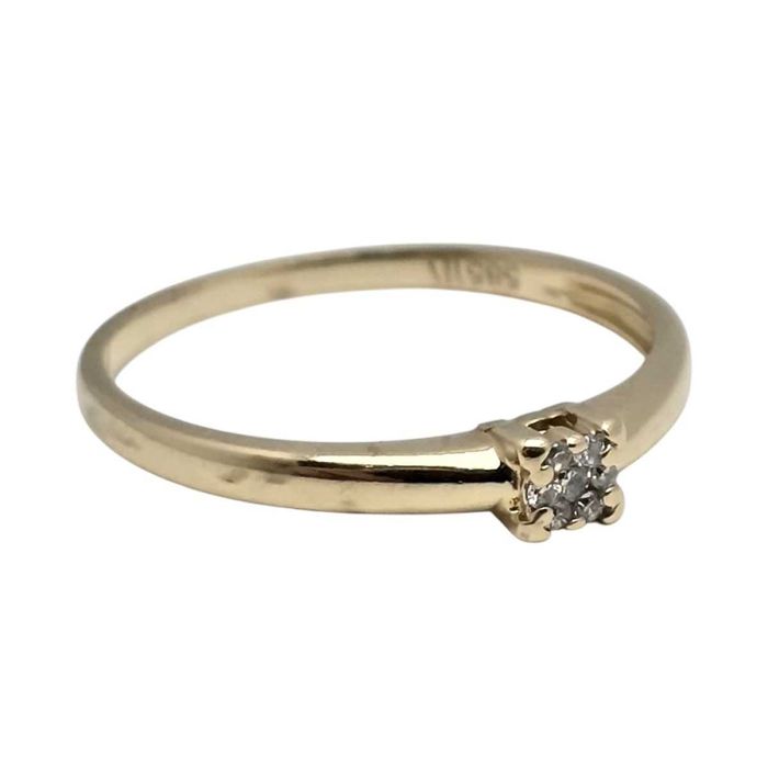 Piękny Złoty Pierścionek YES Brylanty 1,45G P585 R15