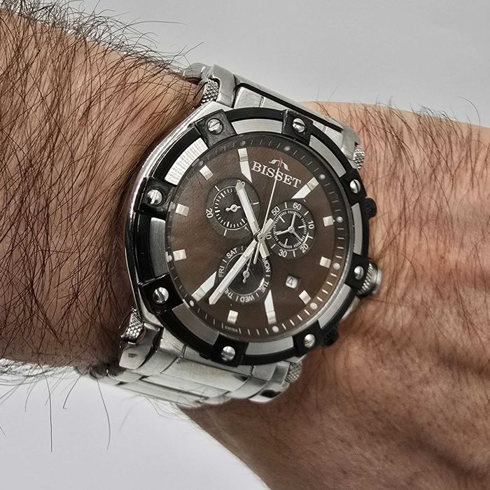Zegarek Szwajcarski BISSET Concordia BSDC77 Chronograf Okazja