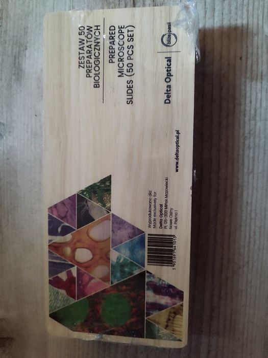Zestaw 50 preparatów biologicznych marki Delta Optical. Nowe!