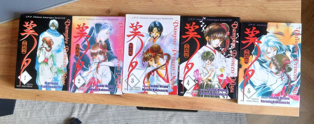 Vampire Princess Miyu manga tomy 1-5