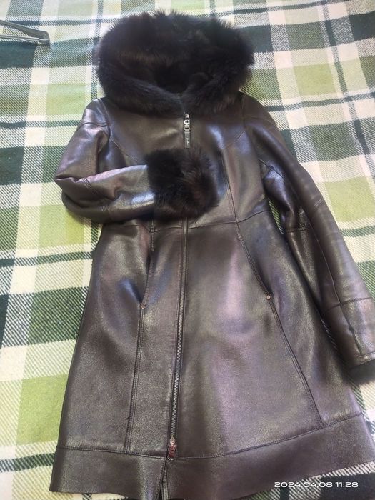 Продам шкіряну Дублянку 44р(S)