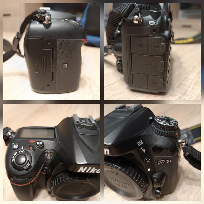 Nikon D7200 grip + 2 obiektywy