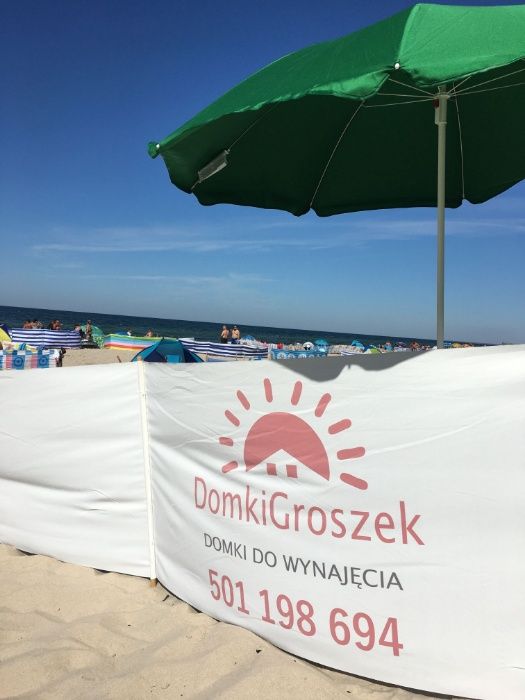 Domki Groszek Sarbinowo Chłopy czteroosobowe domki noclegi nad morzem