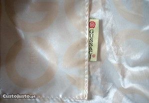 Mala original  pele e tecido Gussaci cor bege -  ÚLTIMOS DIAS