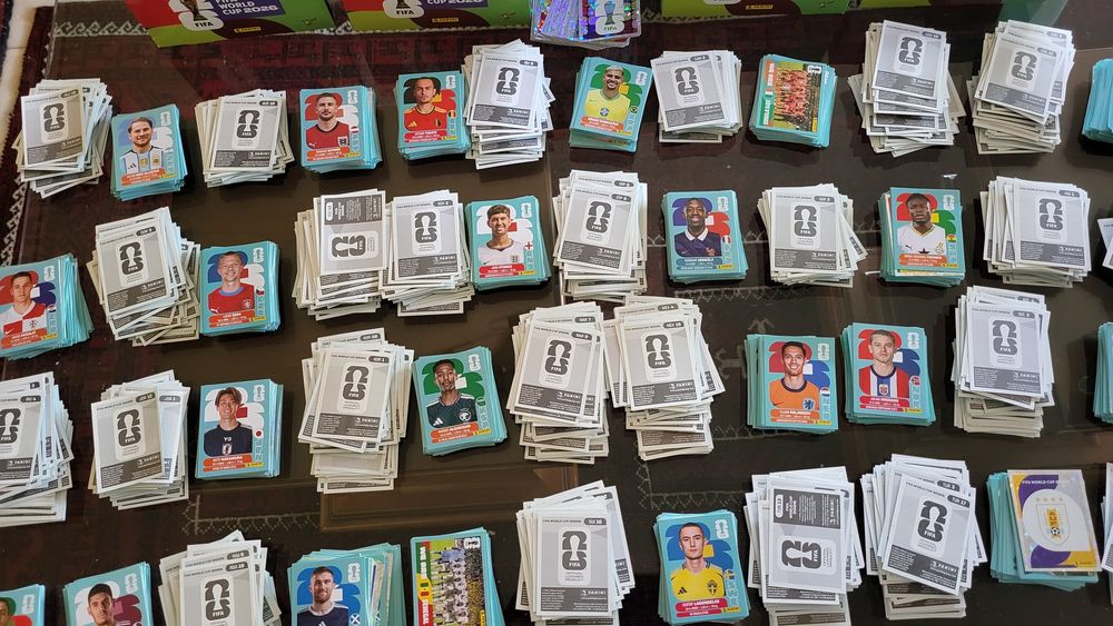 Mundial 2026: vendo cromos a 0,40€ cada. Quase todos os números disponíveis.