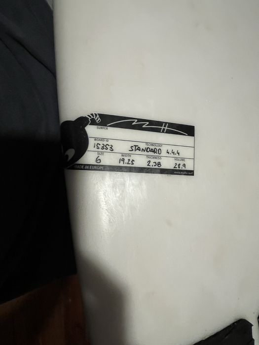 Matta J’5 promodel do Jadson Andre 6’0 com 28,9l