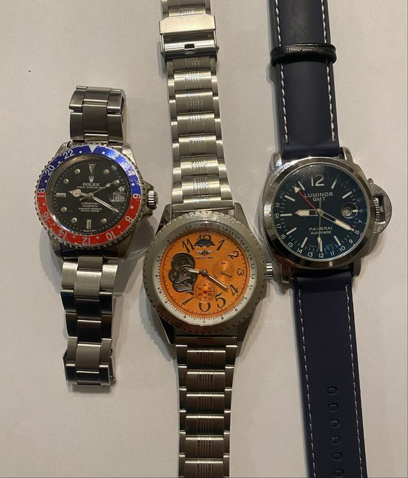 Relógios automáticos.