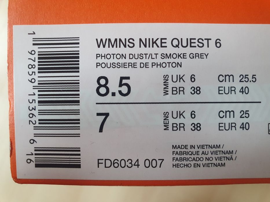 Buty Nike Quest 6 rozm. 40