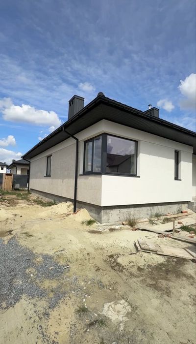 Одноповерховий будинок від забудовника у Зимній воді та Конопниці на етапі будівництва, будинок зимна вода, рудно, суховоля, лапаївка, особняк будинок