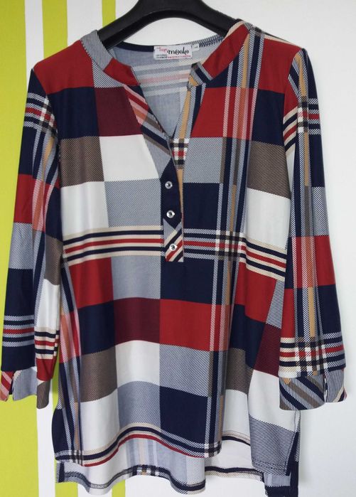 L(44) Przemiła bluzka/ tunika w idealnym stanie Butik