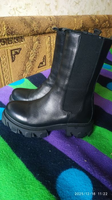 Чоботи челсі шкіряні